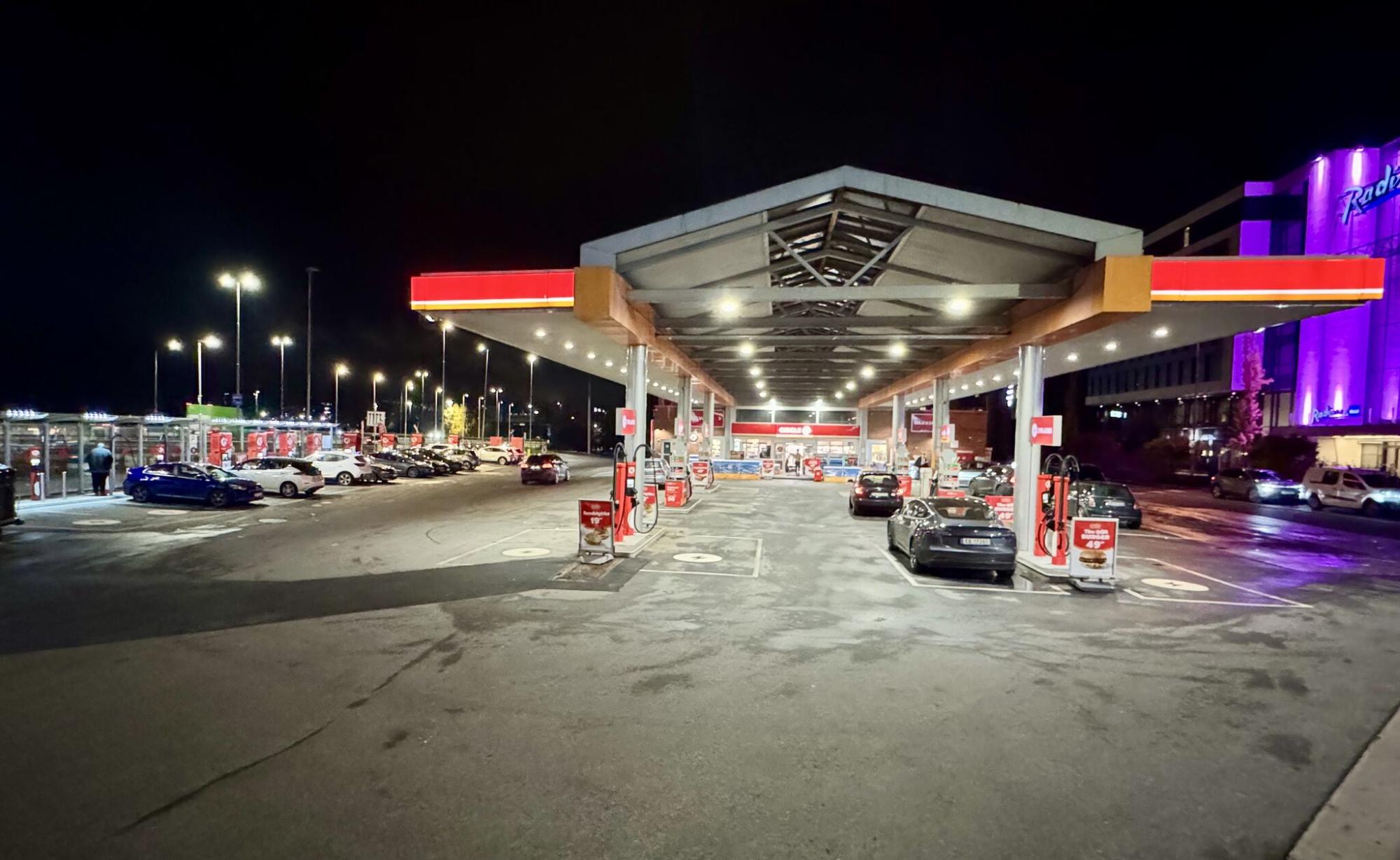Norges største Circle K-ladepark i Oslo