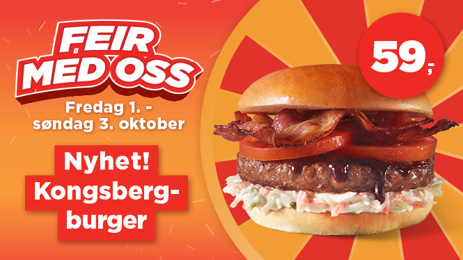 Kongsbergporten burger