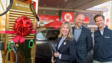 Oslo mayor opens Circle K charger 1000