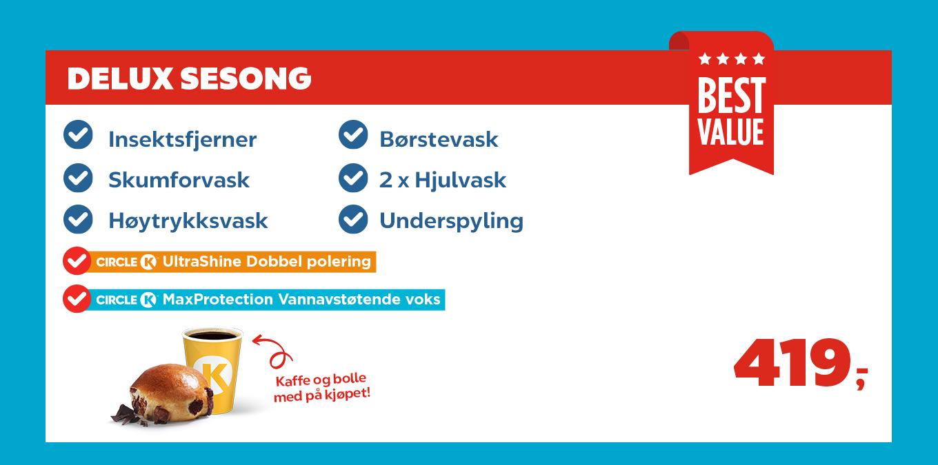 Vaskeprogram Delux